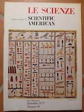 Le Scienze (Scientific American ed. ITA) N. 61 - Rivista Settembre 1973