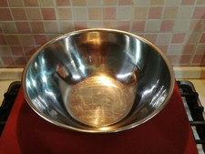 CIOTOLA INSALATIERA IN ACCIAIO INOX LUCIDA diametro 34 cm ristorazione