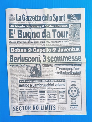 Gazzetta dello sport luglio - gazzetta,