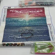 DIY 5D Diamond Painting Beach