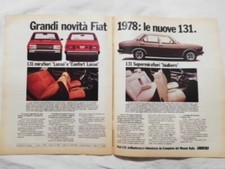 Pubblicita fiat 131 - 131, mirafiori