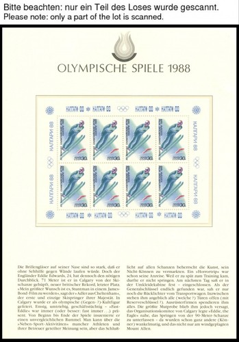 Unione sovietica 1988 - 1988,, giochi
