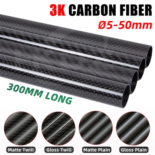 Tubo fibra carbonio 3k - tubo,