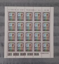 Repubblica Italia 1978/79  ALTI VALORI  Mini Foglio 4000 Lire  - Mnh**
