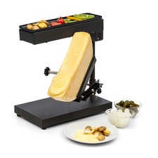 Piastra griglia raclette tradizionale formaggio fonduta 1000 watt elemento riscaldante termostato