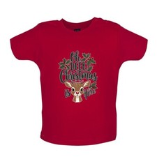 Oh Cervo Natale Is Here - T-Shirt / Body - Carino Babbo Natale Festive