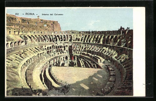 Roma interno del colosseo - interno,