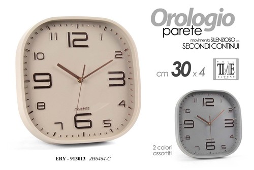 Orologio parete quadrato - orologio,