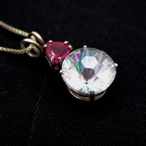 Collana solitario quarzo - collana,