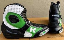 Stivali da moto Kawasaki in pelle da turismo stivali da moto corti