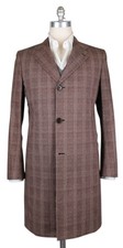 Kiton Marrone Cotone Plaid