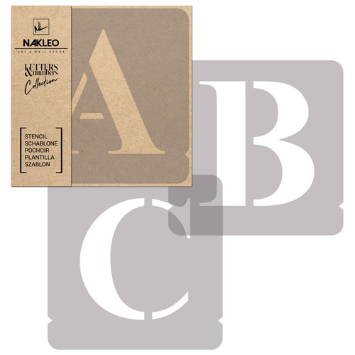 Nakleo stencil alfabeto per - nakleo,