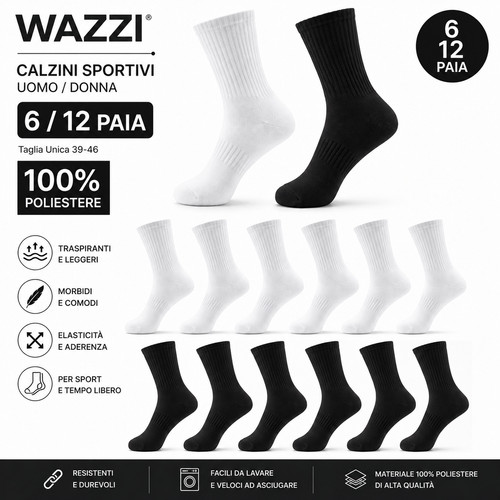 Calzini uomo donna wazzi - calzini,
