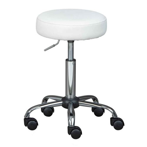 Sgabello basso con ruote - con,