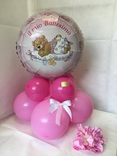 Palloncino battesimo rosa baby