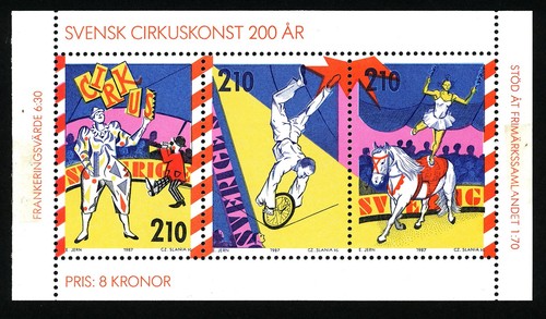 Svezia 1987 libretto - 1987, pannello