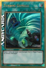 TURBINI GEMELLI • (Twin Twisters) • Rara Oro Premium • MGED IT043 • Unl • Yugioh