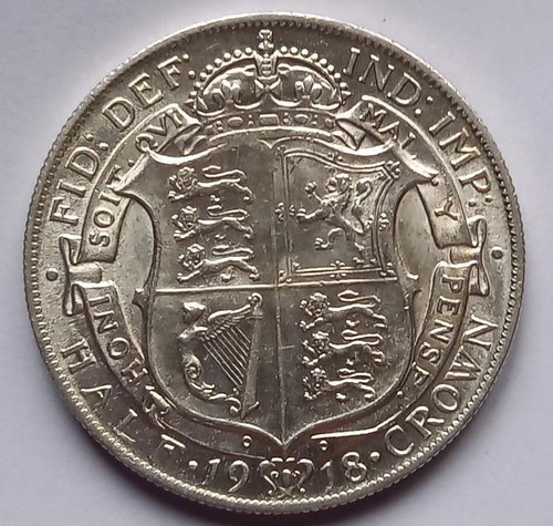Moneta mezza corona argento