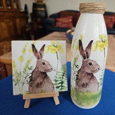 Bottiglia riciclata decoupata