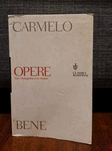 Carmelo bene opere bompiani - carmelo,