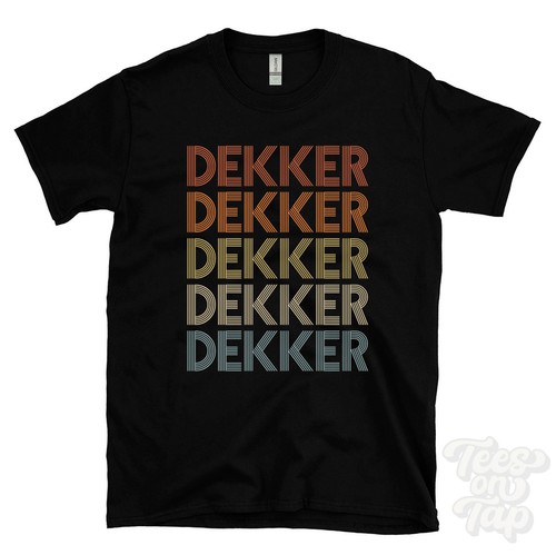 Dekker shirt stile retrò - dekker, t-shirt