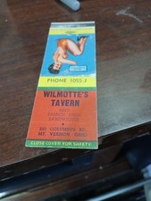 Wilmotte's tavern-matchbook