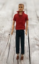 Bambola vintage anni 60 Totsy Don New Boy Friend Ken Mattel Barbie clone occhi laterali