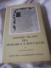 Leonzio Pilato fra Petrarca e Boccaccio - Agostino Pertusi