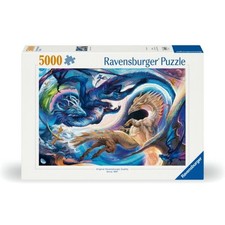 Ravensburger RVB12000813 Puzzle da 5000 Pezzi - Drago di Notte e di Giorno