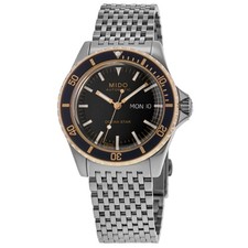 Nuovo Orologio Uomo Mido Ocean Star Tribute Quadrante Nero Acciaio M026.830.21.051.00
