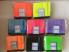 3 di 6 Punte Fluo Antenna Cava Setola per Galleggiante Pesce Palo Confezione da 200pz 1,7mm