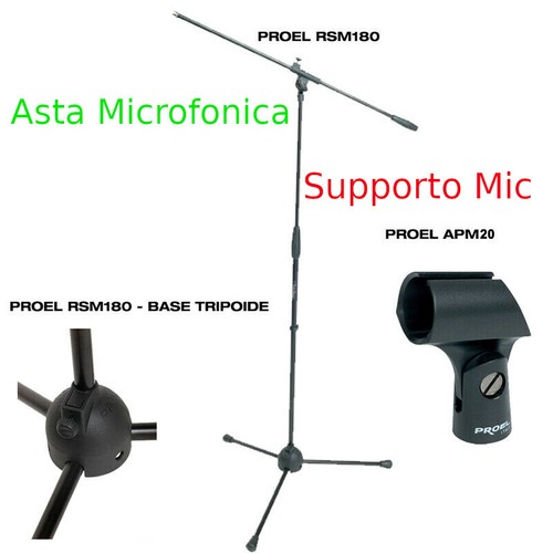Proel rsm180 asta per - proel,