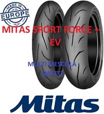 Coppia GOMME 120/70 17 58W 180/55 17 73W MITAS SPORT FORCE + EV DOT2025