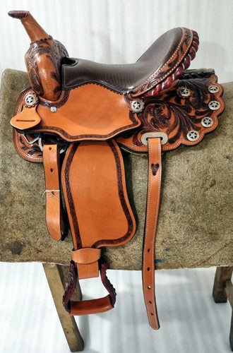 Western barrel racing horse - barrel,