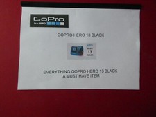 GO PRO HERO 13 BLACK FLIP BOOK