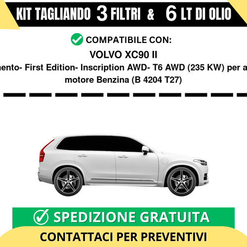 Tagliando per volvo xc90 - tagliando, ii