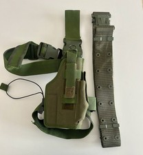 LOTTO 2 X FONDINA CINTURA MILITARE VEGA HOLSTER ESERCITO MARINA ABBIGLIAMENTO