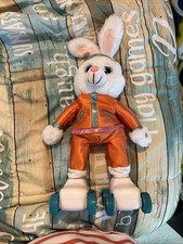Gemmy animatronic roller skating rabbit bunny Easter works incl batteries