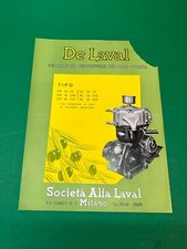 brochure pieghevole 1953  ALFA LAVAL MILANO separatori olio d'oliva