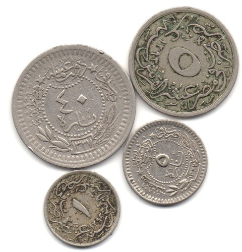 Egitto lotto 4 monete - egitto,
