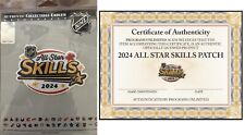 2024 NHL ALL STAR GAME SKILLS PATCH TORONTO FOGLIE D'ACERO MAGLIA STILE LIMITATO