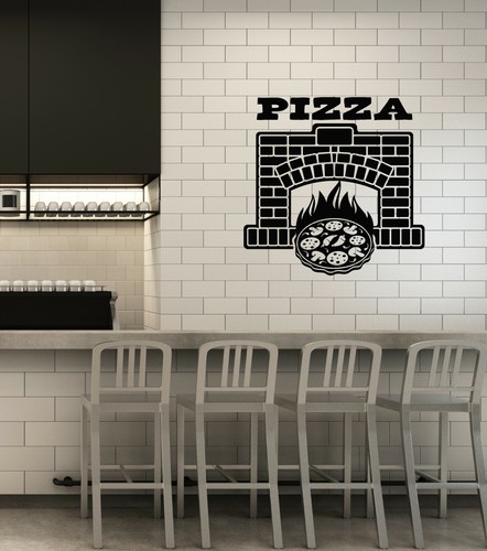 Adesivi murali vinile pizza - vinile,