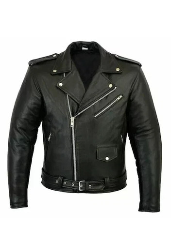 Men motorcycle leather - men's,