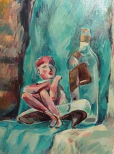 Dipinto ad olio europeo