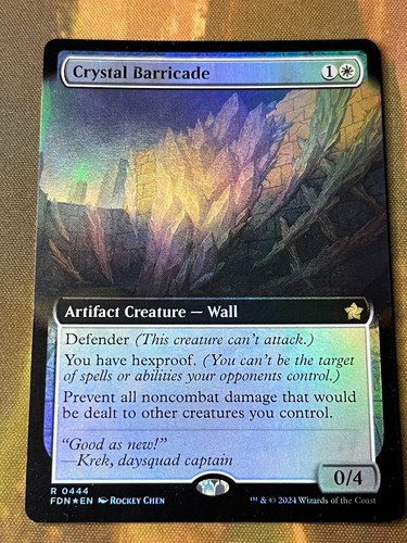 Foil borderless crystal - 1x,