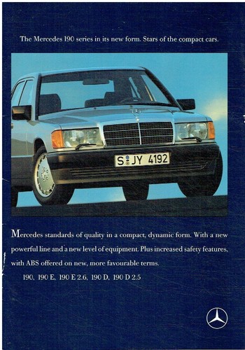 Mercedes benz w201 190e - 190e, 2.0