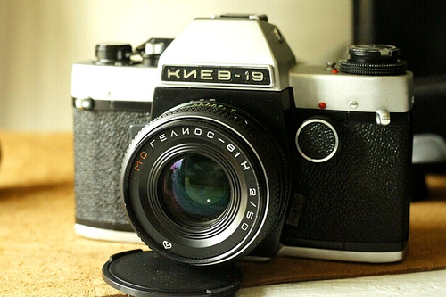 Fotocamera sovietica kiev - fotocamera,