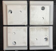 4x Piedini per Scrivania Angolare Ikea BORGSJÖ, Plastica Parte Bianca # 123727 123728