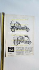 MOTO GUZZI Ercole 500 lavori stradali 1964 depliant originale Motocarro brochure