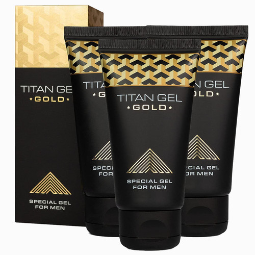 Titan gel gold - gold, men